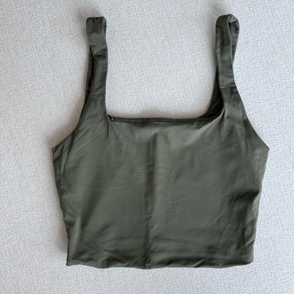 Garage Olive Green Tia Tank Top - Picture 1 of 3
